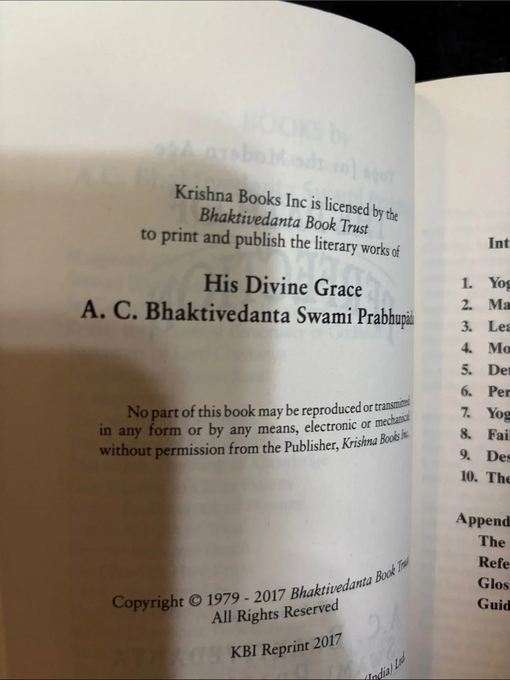 Yoga for the Modern Age The Path Of Perfection Bhaktivedanta Paperback Book 📕